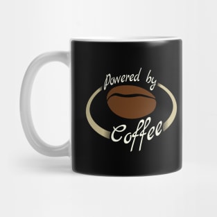 Powered by Coffee Funny Quote Mug